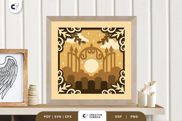 Cemetery Memorial Shadow Box SVG: A Designer's Review