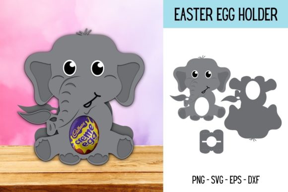 Elephant Egg Holder SVG: 3D SVG Shapes Review
