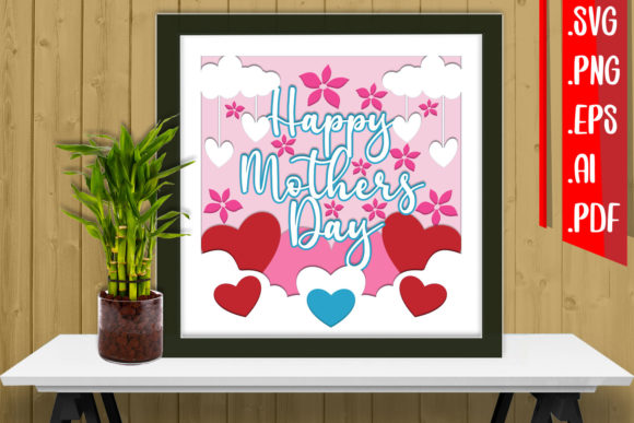 Mother's Day Layered Papercut 7 SVG Review