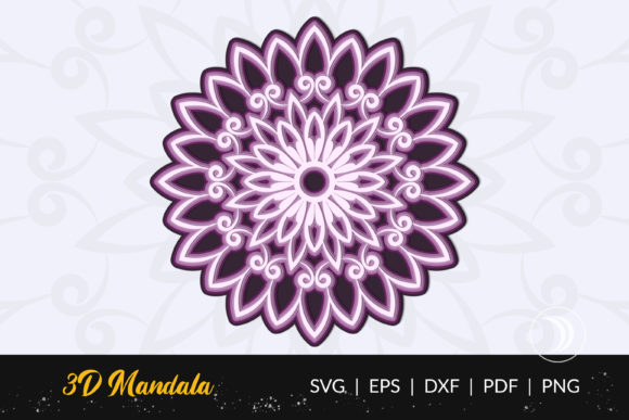 Review: 3D SVG Shapes for Layered Mandala Crafts