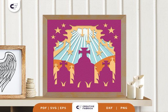 Review: Graveyard Memorial Shadow Box 3D SVG for Other