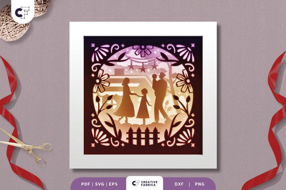 Review: Happy Family Christmas 3D SVG for Brands